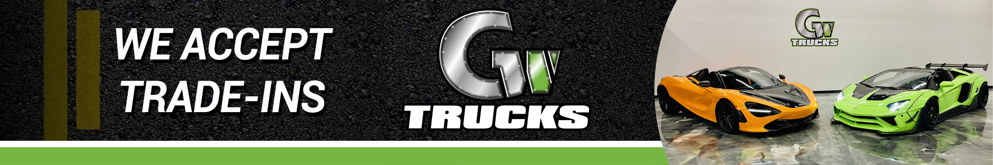 We Accept Trade-ins